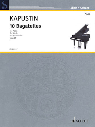 10 Bagatelles Op. 59 Piano