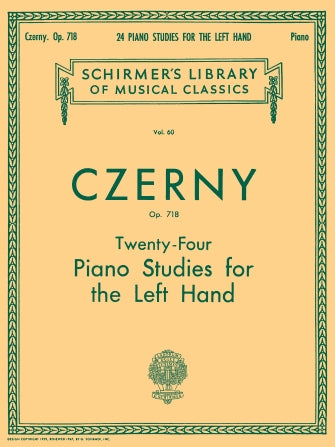 24 Studies for the Left Hand, Op. 718