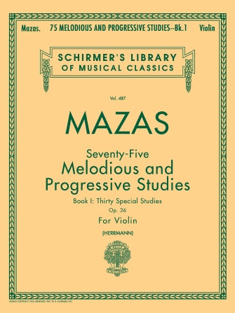 75 Melodious and Progressive Studies, Op. 36 - Book 1