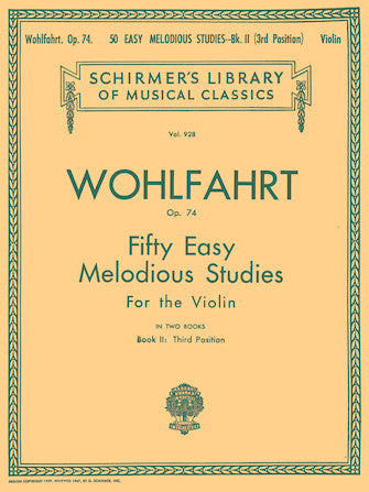50 Easy Melodious Studies, Op. 74 - Book 2