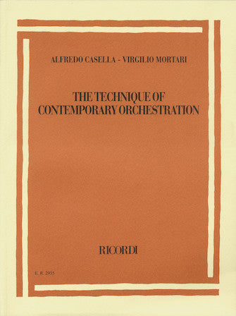 Technique of Contemporary Orchestration - Casella/Mortari