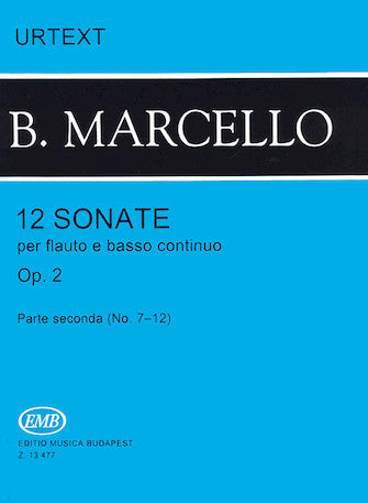 Twelve Sonatas for Flute and Basso Continuo, Op. 2 - Volume 2