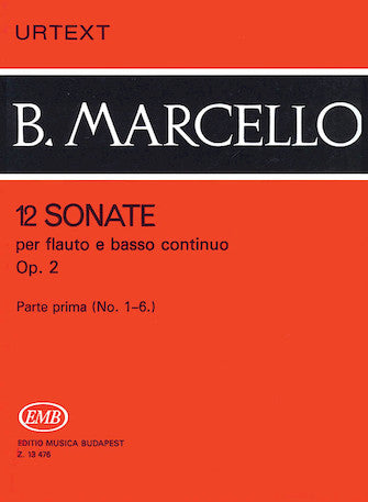 Twelve Sonatas for Flute and Basso Continuo, Op. 2 - Volume 1