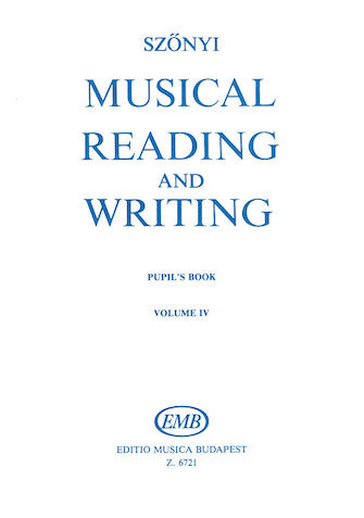 Musical Reading & Writing - Exercise Book Volume 4