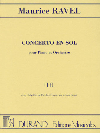 Concerto en Sol (in G) for Piano and Orchestra