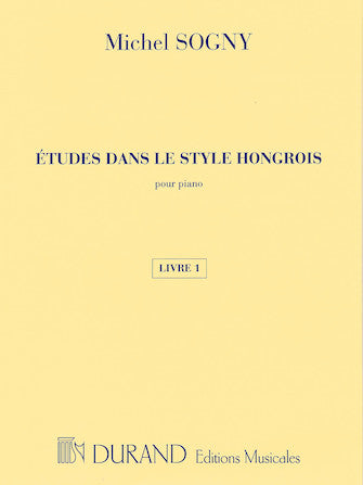 Etudes Dans Le Style Hongrois Book 1