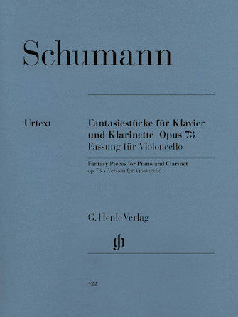 Fantasy Pieces for Piano and Clarinet Op. 73                   si