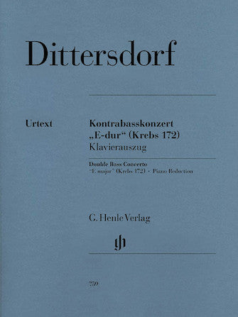 Double Bass Concerto E Major Krebs 172