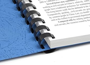 Plastic Comb Binding