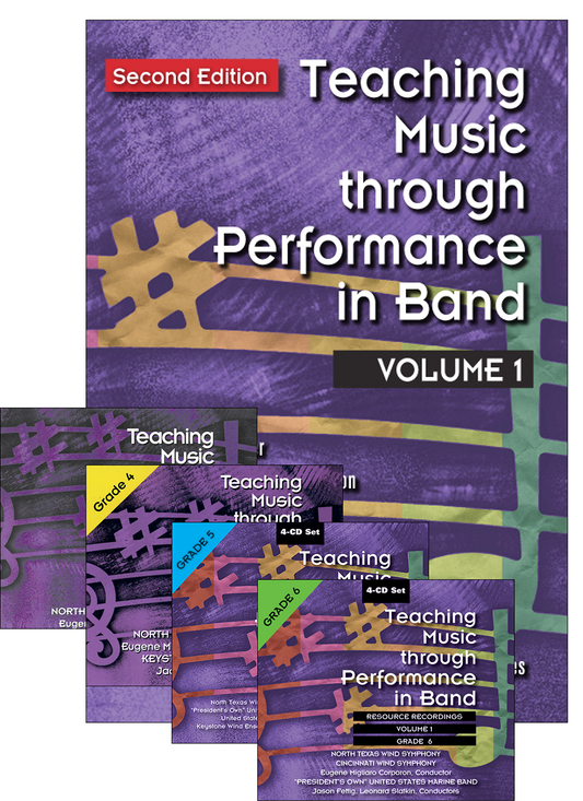 Teaching Music through Performance in Band - Volume 1: Books and CDs Bundle