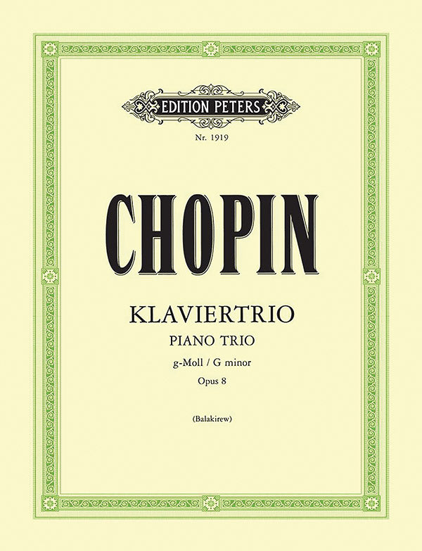 Piano Trio in G minor Op. 8