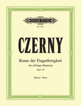 The Art of Finger Dexterity Op. 740 (699) for Piano