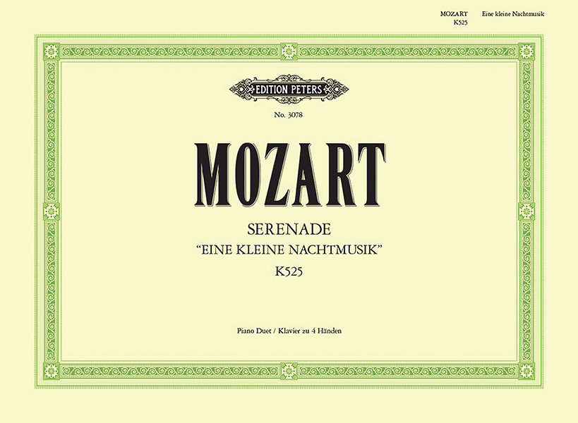 Serenade in G K525 Eine kleine Nachtmusik (Arranged for Piano Duet)