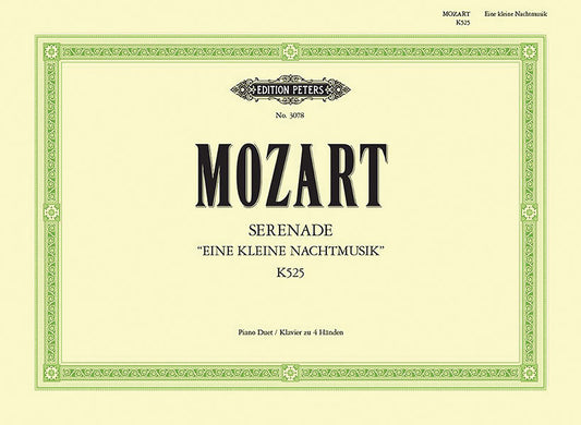 Serenade in G K525 Eine kleine Nachtmusik (Arranged for Piano Duet)