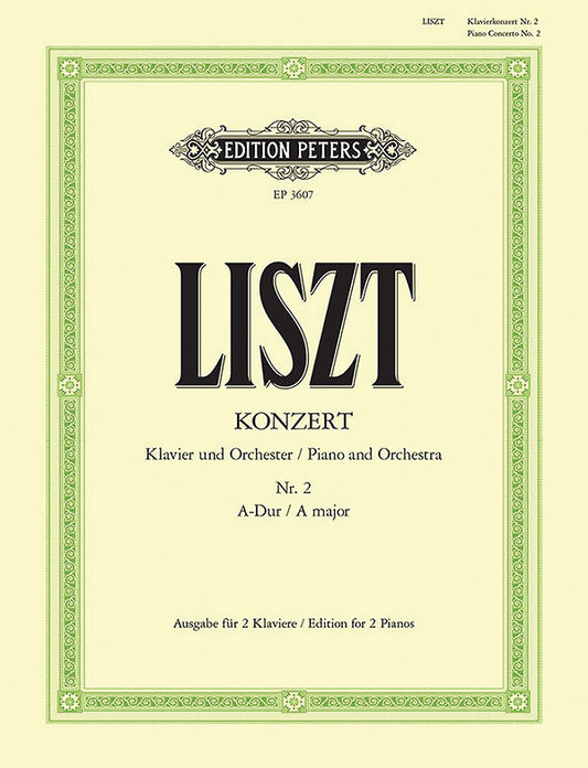 Piano Concerto No. 2 in A (Edition for 2 Pianos)