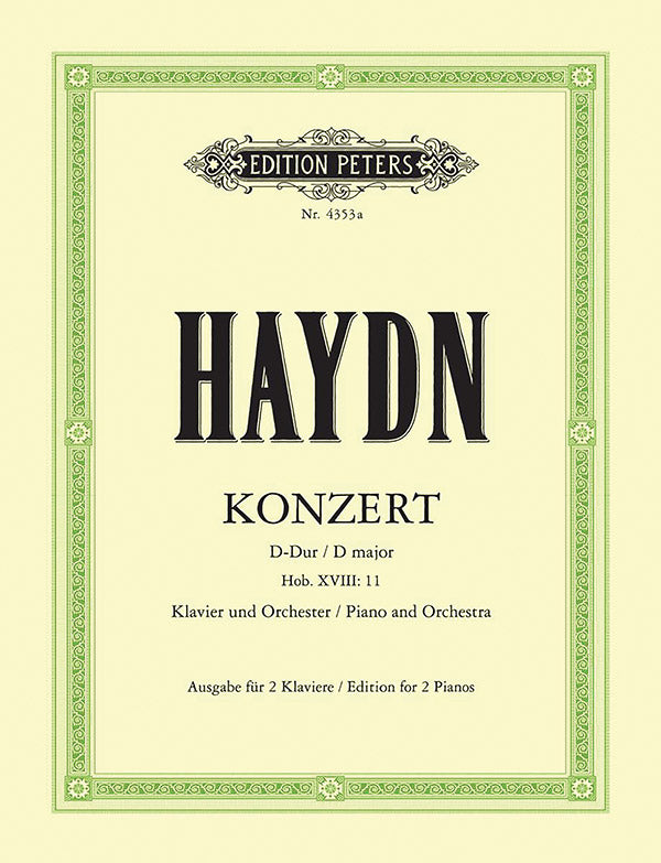 Piano Concerto in D Hob. XVIII:11 (Edition for 2 Pianos)