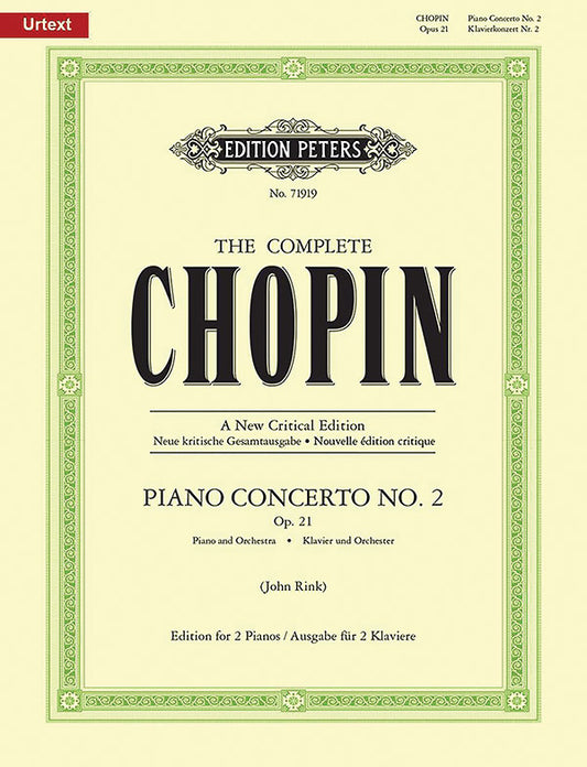 Piano Concerto No. 2 in F minor Op. 21 (Edition for 2 Pianos)