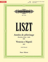 Années de pèlerinage, Deuxième année - Italie (S161) & Venezia e Napoli (S162)