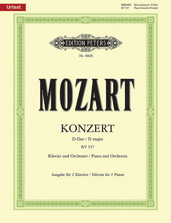 Piano Concerto No. 26 in D K537 Coronation (Edition for 2 Pianos)