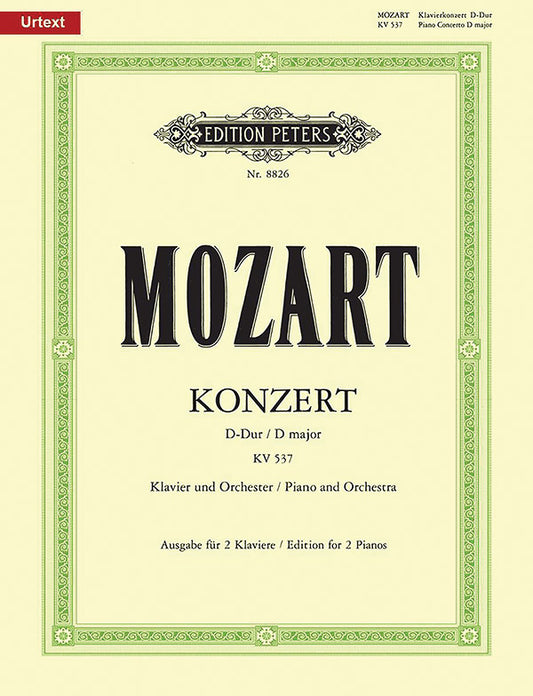 Piano Concerto No. 26 in D K537 Coronation (Edition for 2 Pianos)
