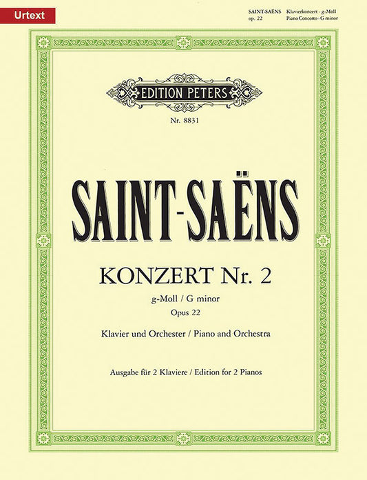 Piano Concerto No. 2 in G minor Op. 22 (Edition for 2 Pianos)