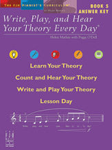 Write, Play, and Hear Your Theory Every Day, Answer Key, Book 5 