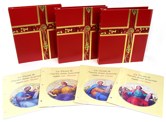 Bundle-Spanish Passion Gospels and Binders