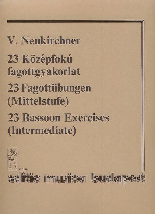 23 Bassoon Exercises (Intermediate)