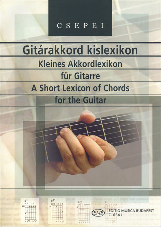 A Short Lexicon of Chords for the Guitar