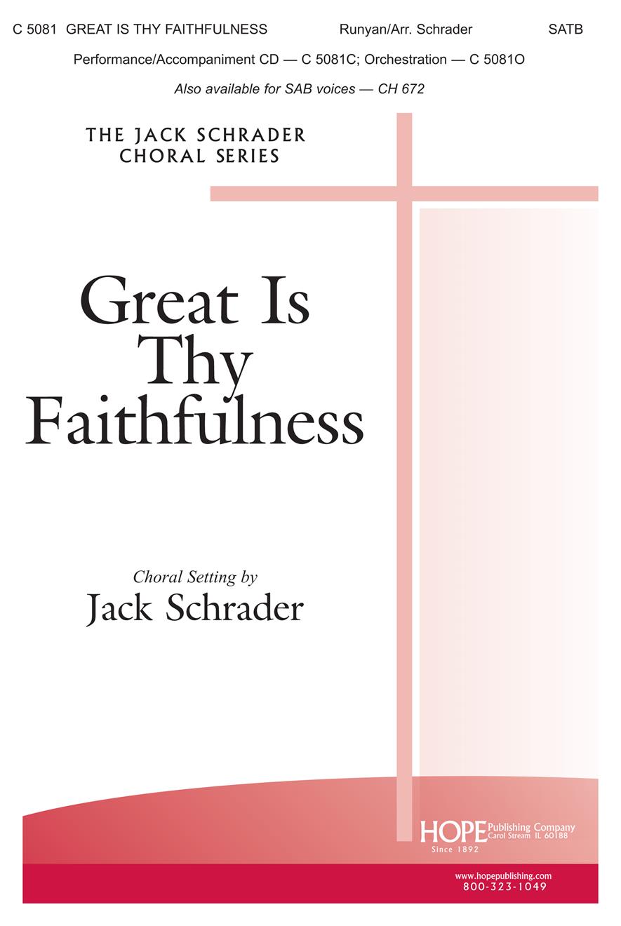 Great Is Thy Faithfulness - P/A CD