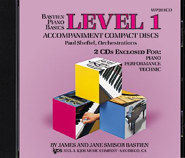 Bastien Piano Basics,level 1-piano-perf,technic,accmp Cds